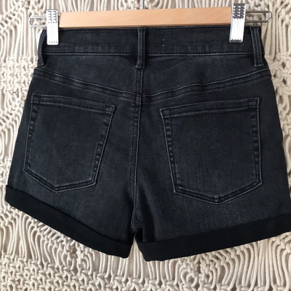 PAC SUN black denim high waisted sz US 23 shorts - Picture 4 of 7